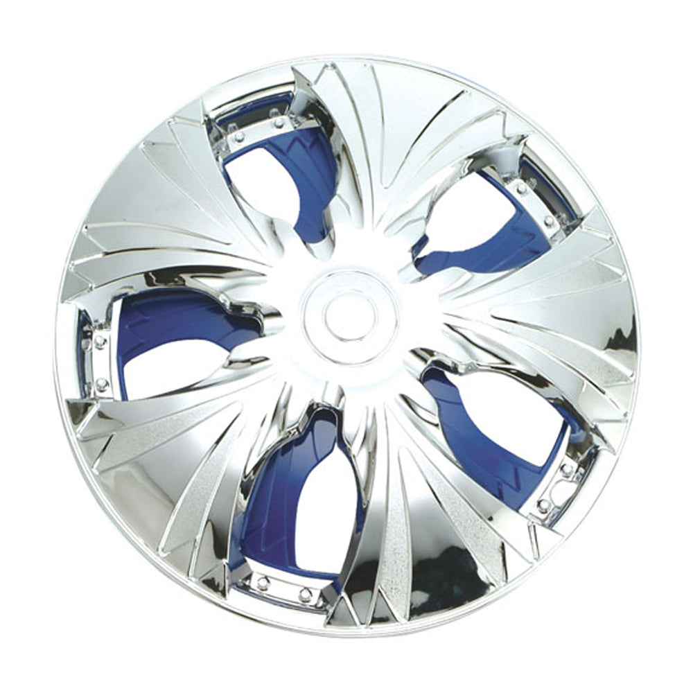 GEAR-X Blue Spinner Single SPINNING, MONTPELLIER Wheel Cover 15'' GXS13B-15-1