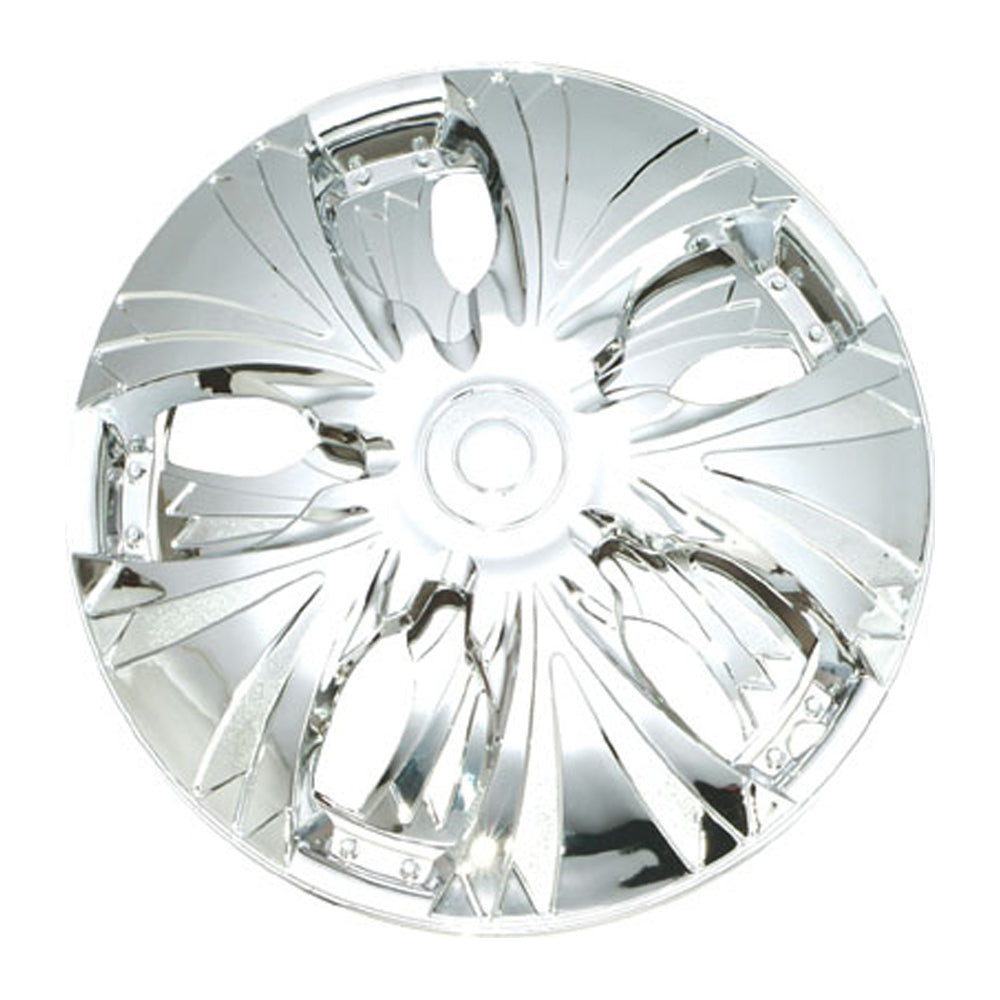 New GEAR-X Chrome Single SPINNING, MONTPELLIER Wheel Cover 15'' GXS13C-15-1 | Australian Moto Spares