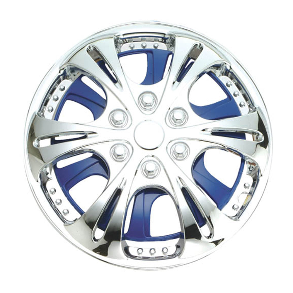 New GEAR-X Blue Spinner Single NATRIX Wheel Cover 15'' GXS14B-15-1 | Australian Moto Spares