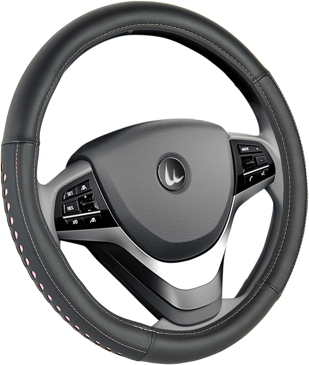 New GEAR-X Medium Pink Steering Wheel Cover Fit 14.5” - 15.5” / 37 - 39 cm GXSW | Australian Moto Spares