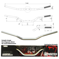 WHITES Handlebar Taper AL6061 Silicon For Honda CR125, CRF250/450 KX250/450