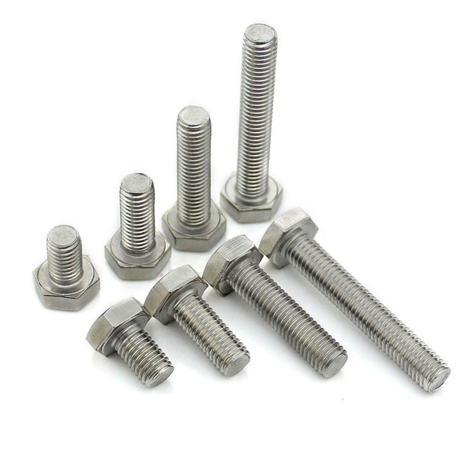 New WHITES Motorcycle Bolt - 6 x 10mm (50 Pack) #HWB6X10