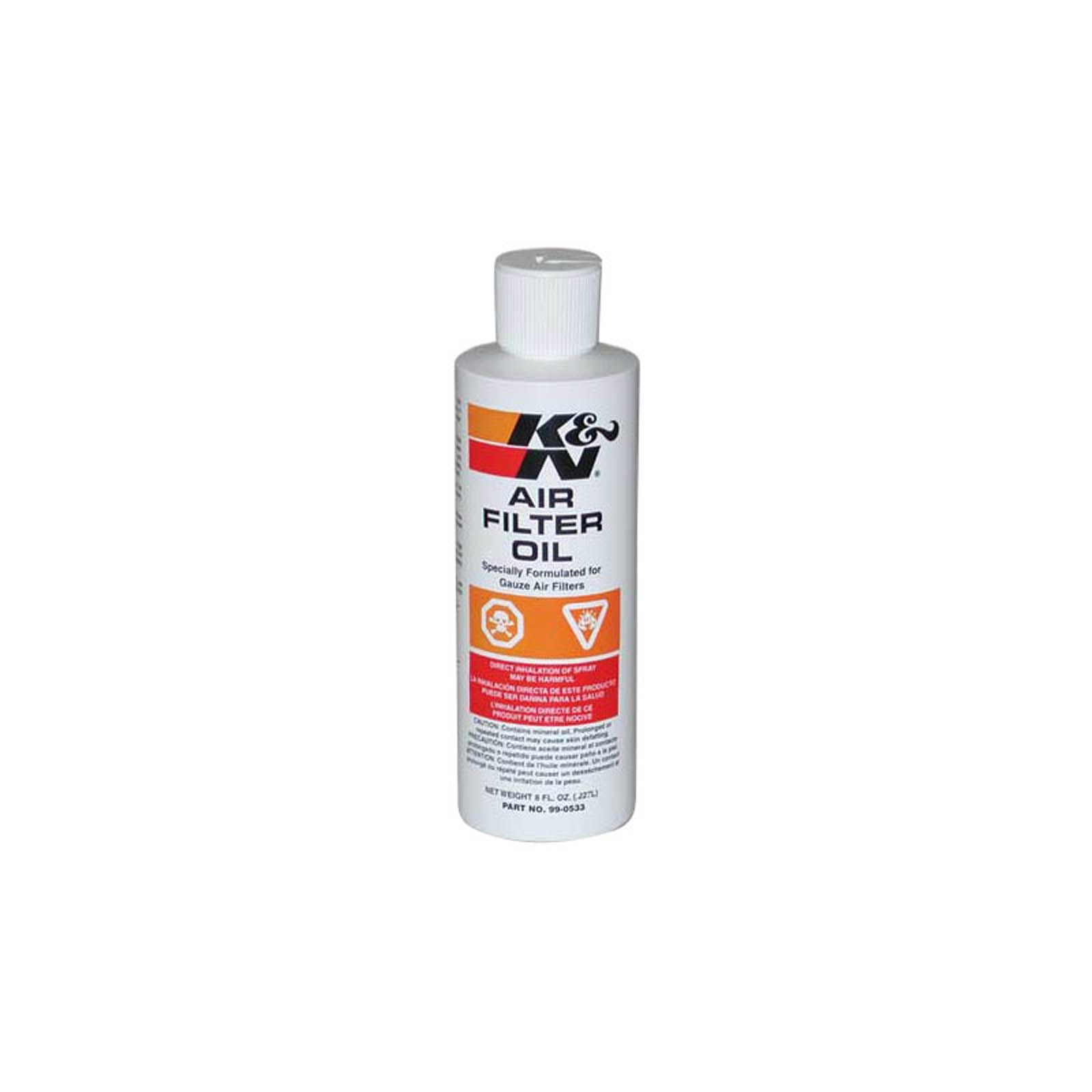 New K&N Aerosol Spray Filter Oil 8 OZ #KN990533