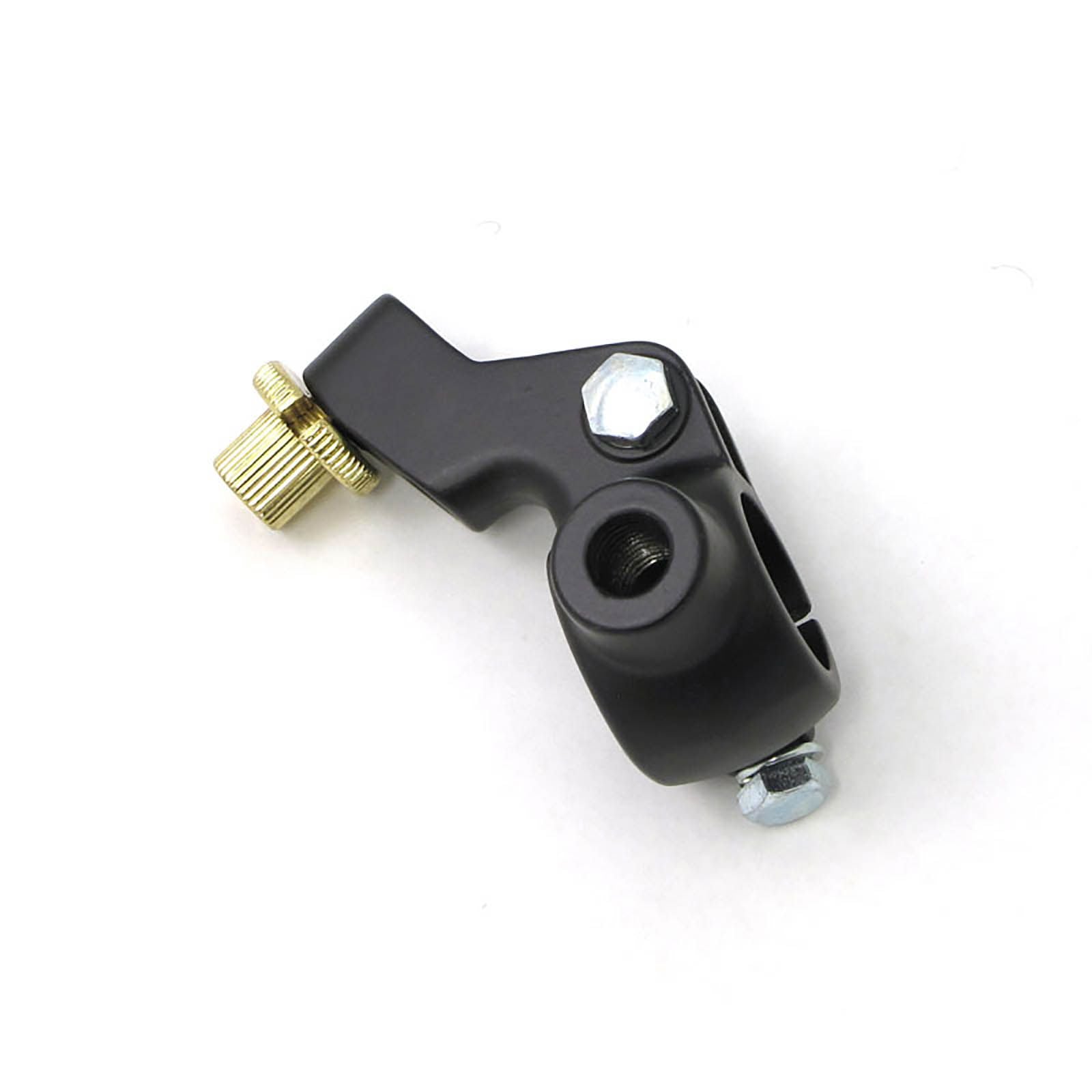 New WHITES Clutch Lever Bracket For Honda 1PCE with 10mm Mirror Mount #LBBH1M