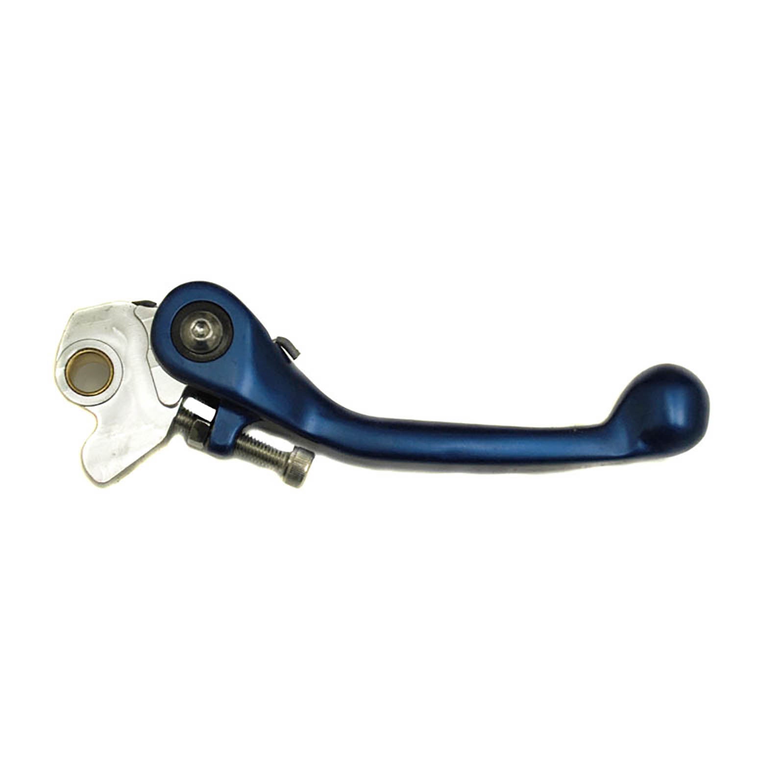 New WHITES Folding Brake Lever YZ/YZF, RM/RMZ, KX/KXF - Blue #LBF002B | Australian Moto Spares