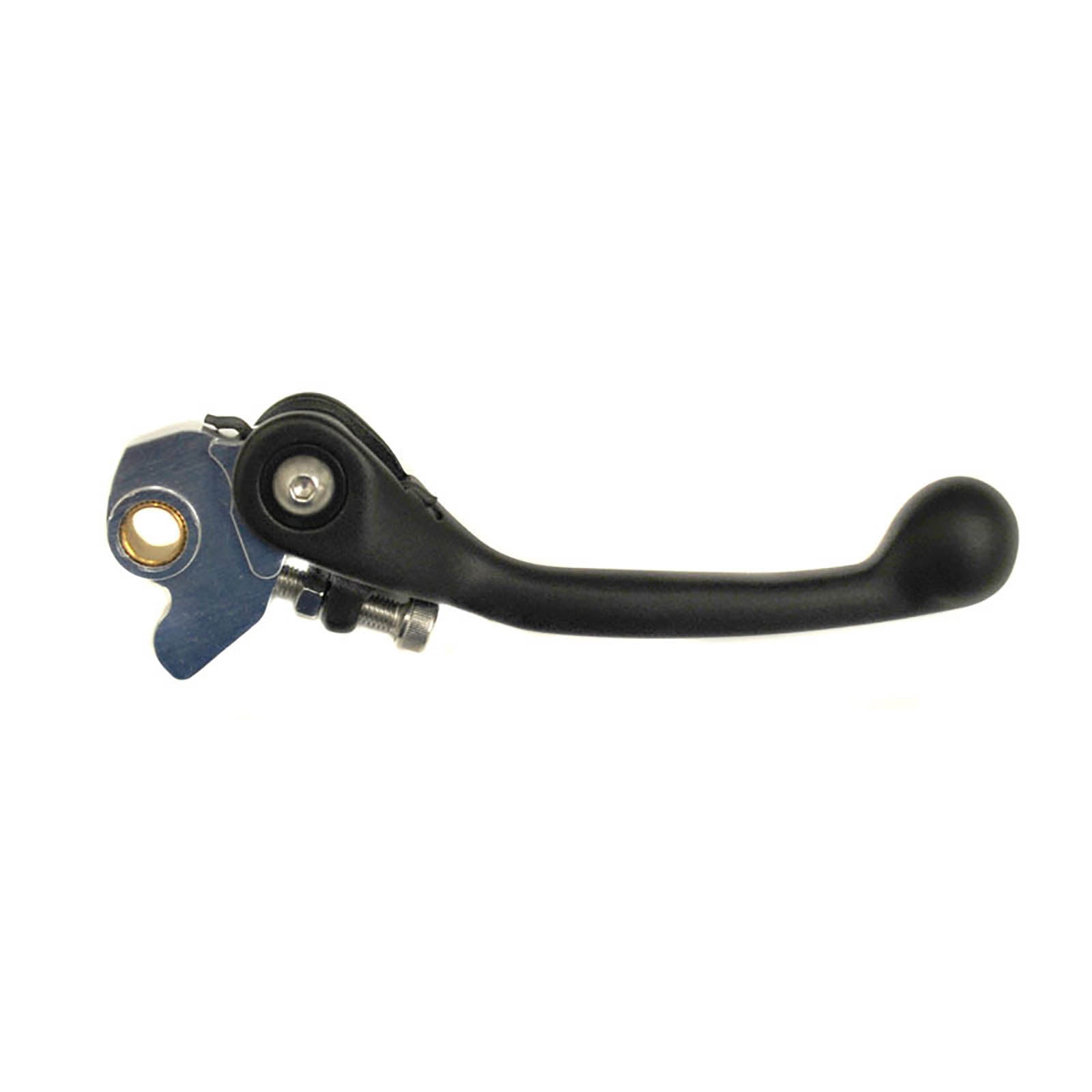 New WHITES Folding Brake Lever YZ/YZF, RM/RMZ, KX/KXF - Black #LBF002K | Australian Moto Spares