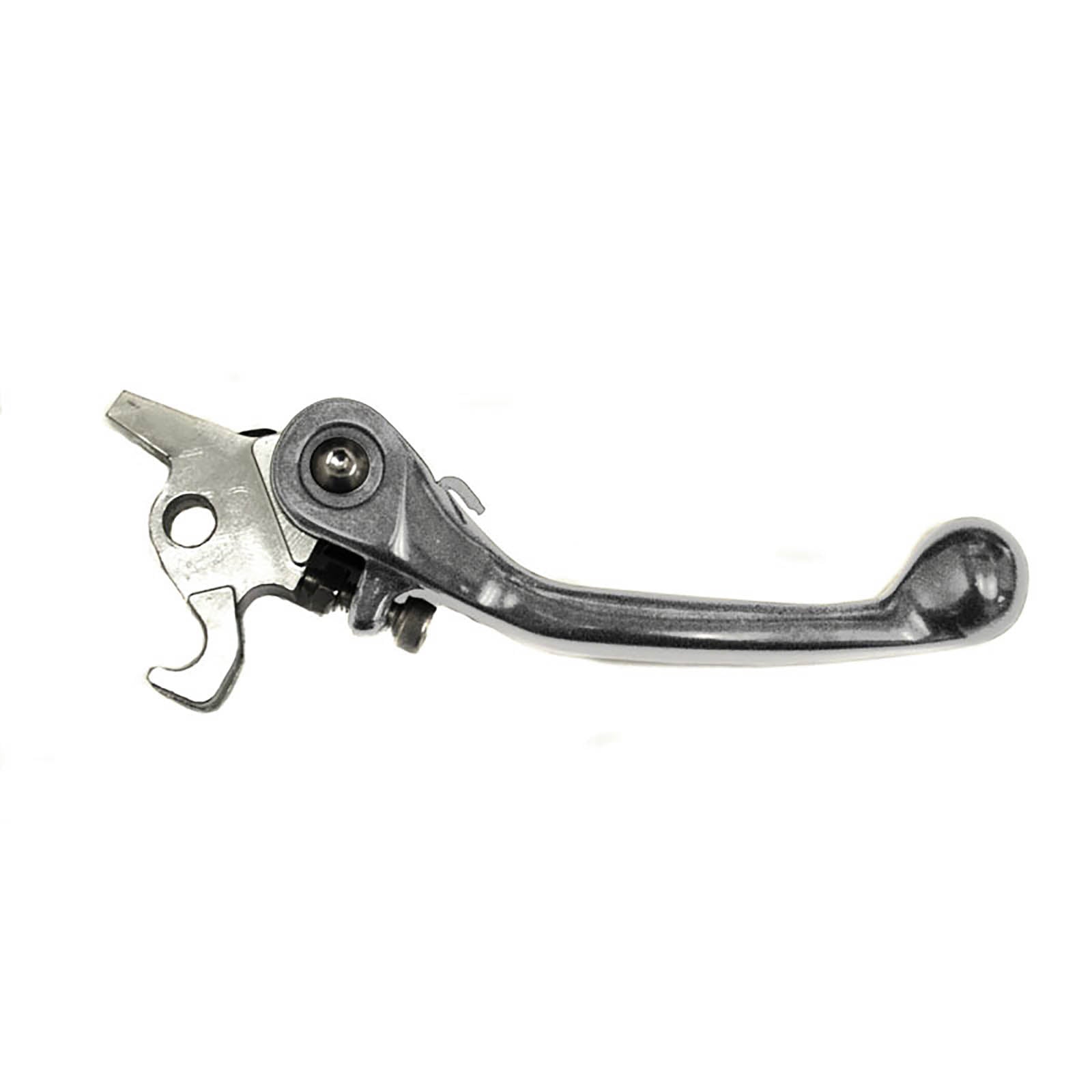 New WHITES Folding Brake Lever For KTM 125-525 2000-2006 Sil #LBF003S | Australian Moto Spares