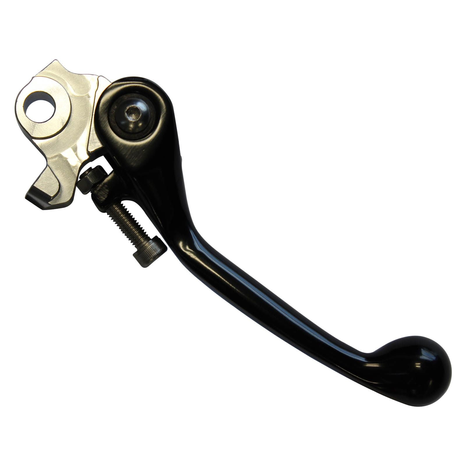 New WHITES Folding Brake Lever - Black #LBF007K