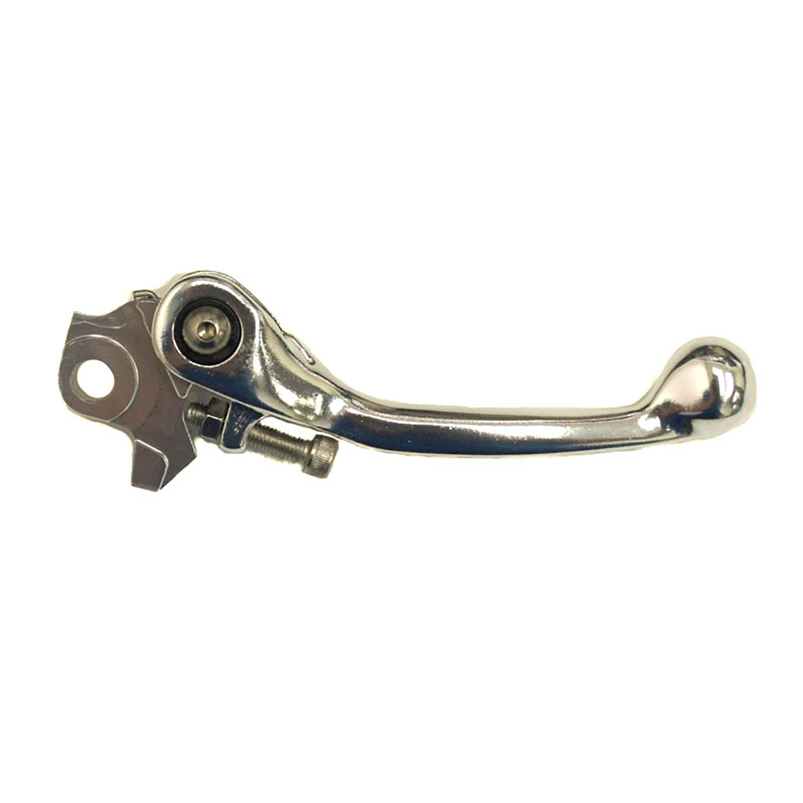 New WHITES Folding Brake Lever YZ/YZF 2007- Sil #LBF007S | Australian Moto Spares