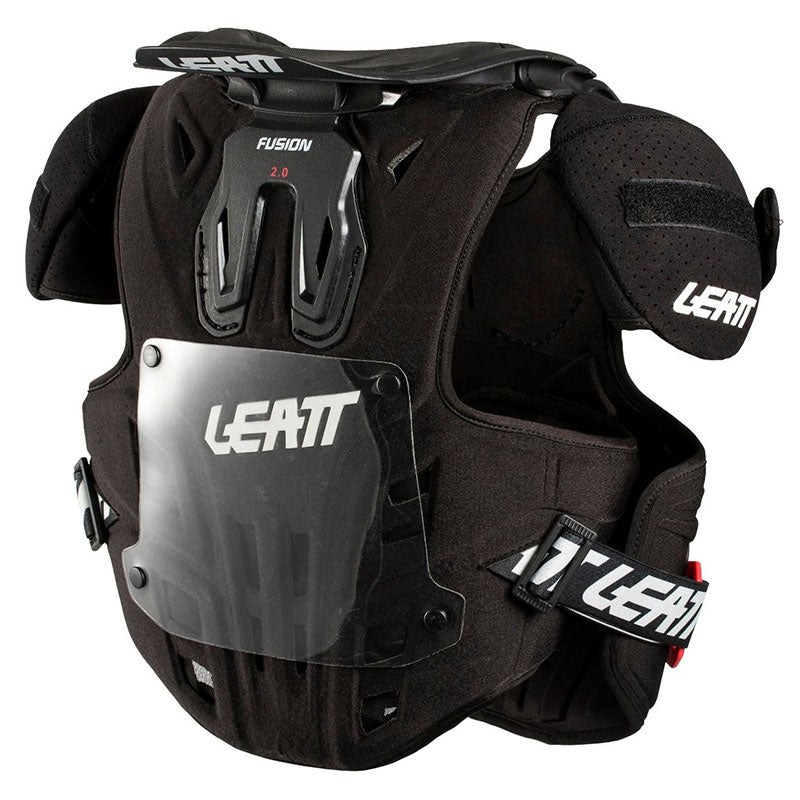 New LEATT 2.0 Junior Fusion Vest - Black (2XL (150-165cm) #LE1018010003