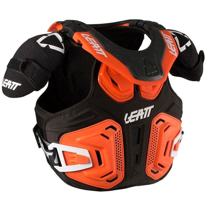 New LEATT 2.0 Junior Fusion Vest - Orange (S / M) (105-125cm) #LE1018010021