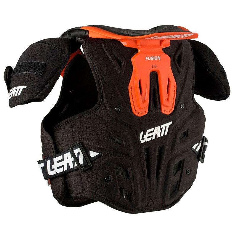 New LEATT 2.0 Junior Fusion Vest - Orange (S / M) (105-125cm) #LE1018010021