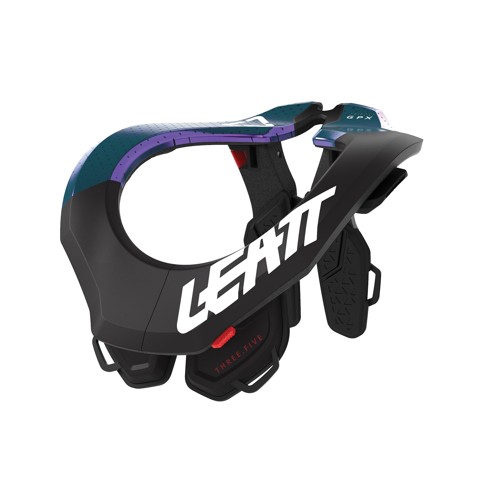 New LEATT 3.5 GPX Neck Brace - Black / Purple Large / XL #LE1020003911