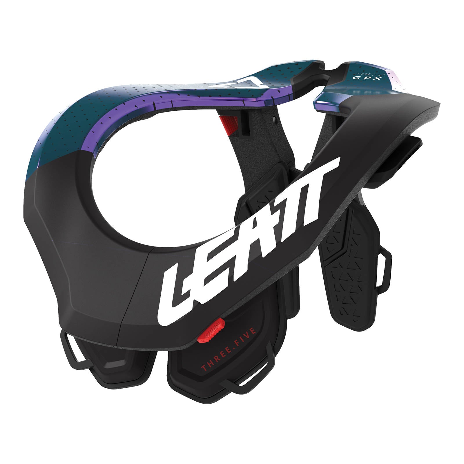 New LEATT Neck Brace GPX 3.5 Black/Purple Junior LE1020003970 | Australian Moto Spares