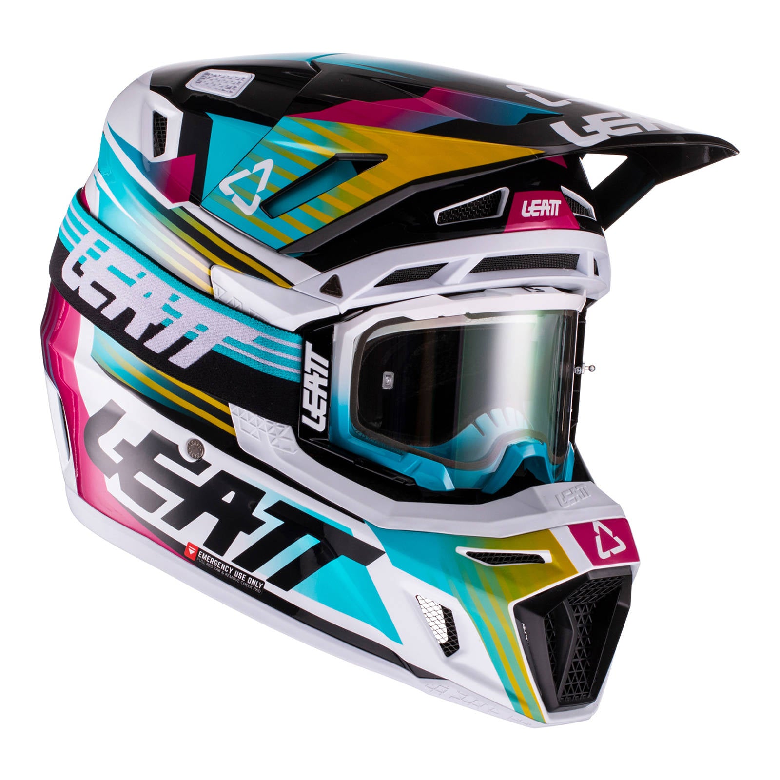 New LEATT 2022 Helmet Kit Moto 8.5 Aqua V22 (XL) LE1022010114