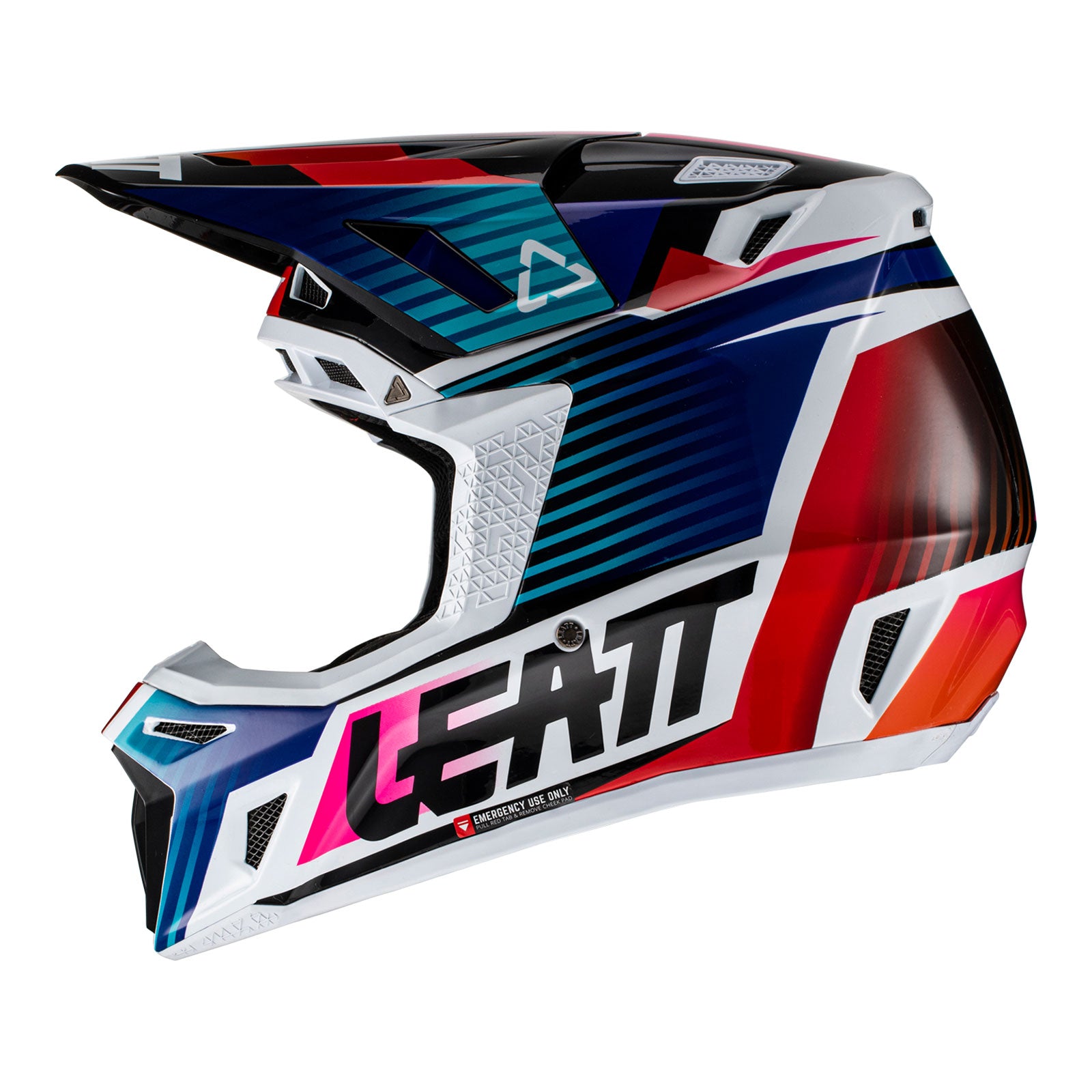 New LEATT 2022 Helmet Kit Moto 8.5 V22 Royal Medium 57-58CM LE1022010122