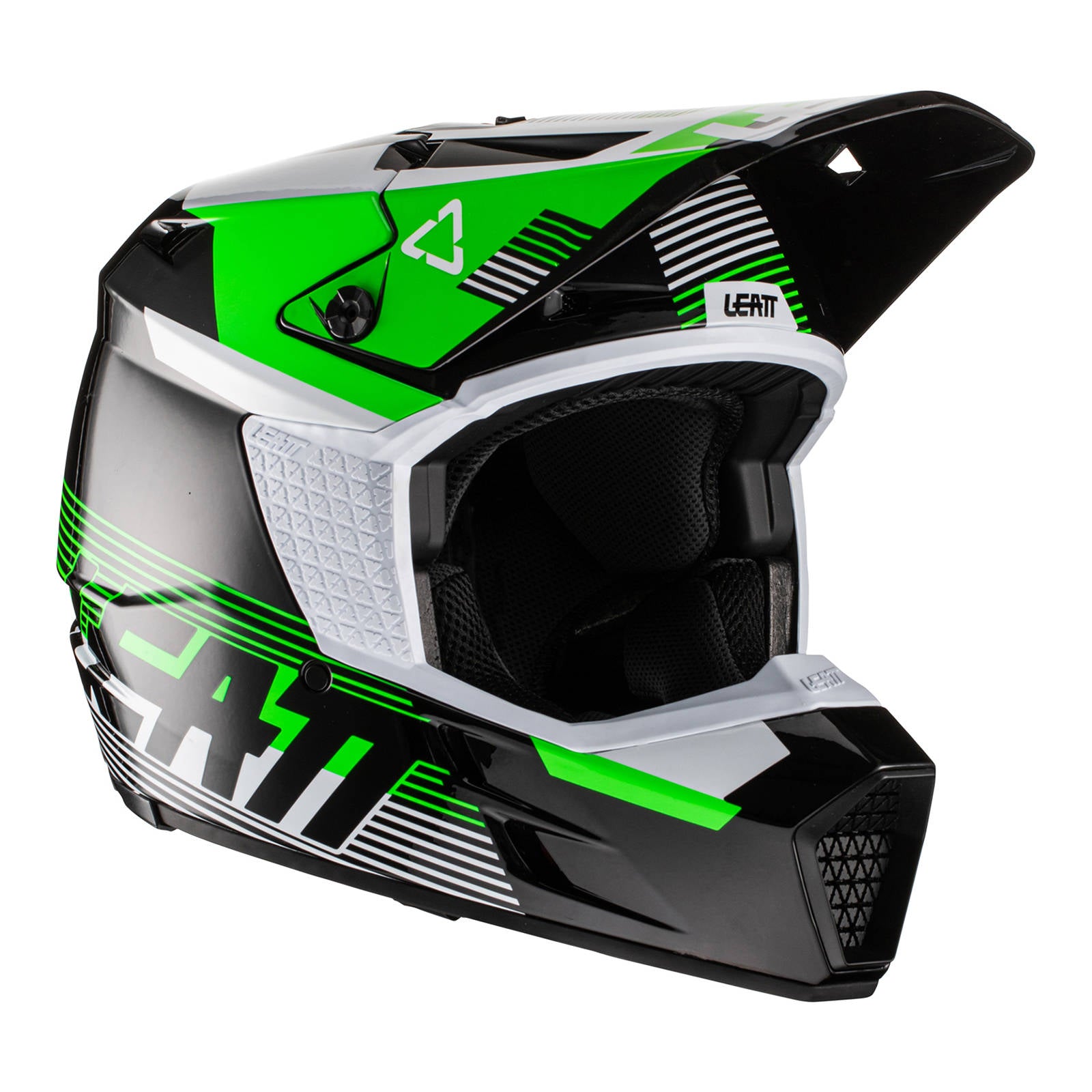 New LEATT 2022 Helmet Moto 3.5 JR Black V22 (MD) LE1022010220