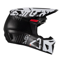 New LEATT 9.5 Helmet Kit - Carbon/ White (XS) #LE1023010200