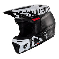 New LEATT 9.5 Helmet Kit - Carbon/ White (L) #LE1023010203