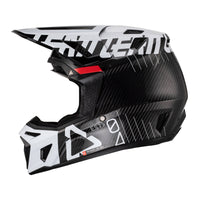New LEATT 9.5 Helmet Kit - Carbon/ White (L) #LE1023010203