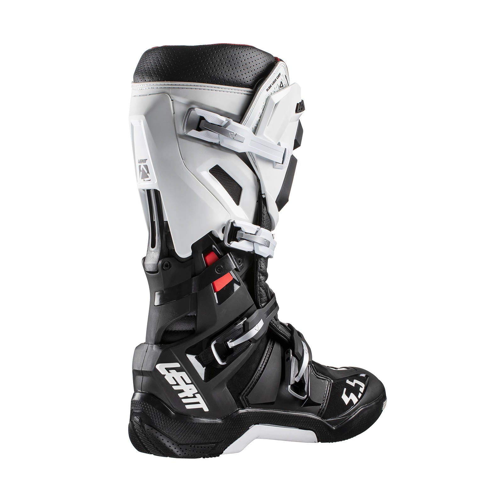 New LEATT 5.5 Flexlock GPX Off Road Boot - White / Black #LE3020002122