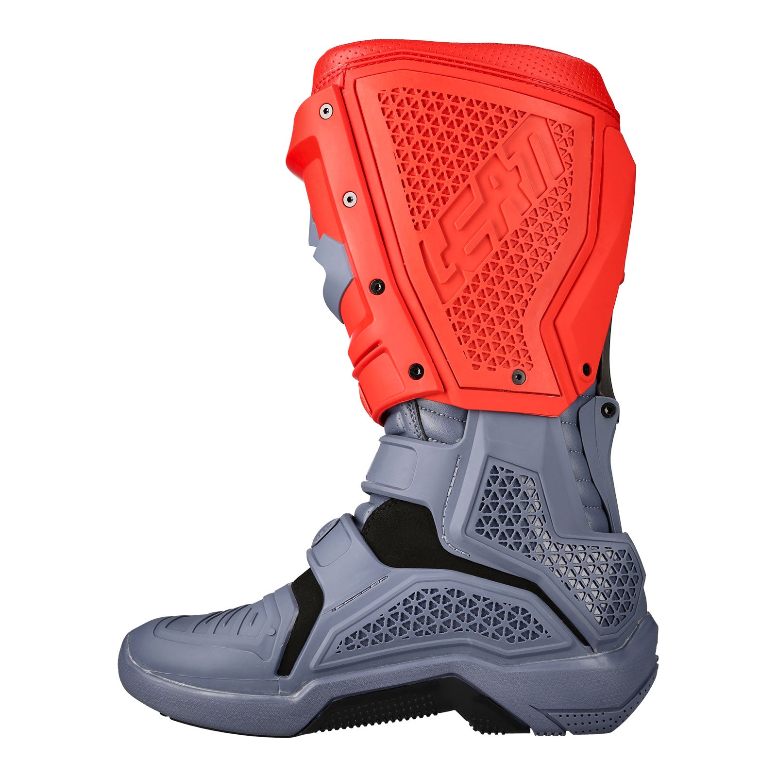 New LEATT 5.5 Flexlock Off Road Boot v. 22 - Graphene / Red #LE3022060112