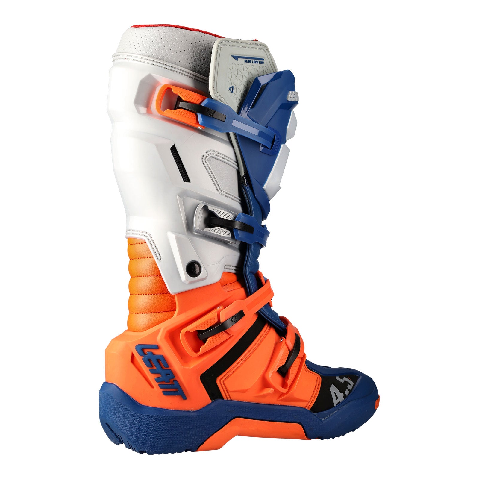 New LEATT 4.5 Enduro Off Road Boot v.22 - Blue/ Orange / Grey #LE3022060154