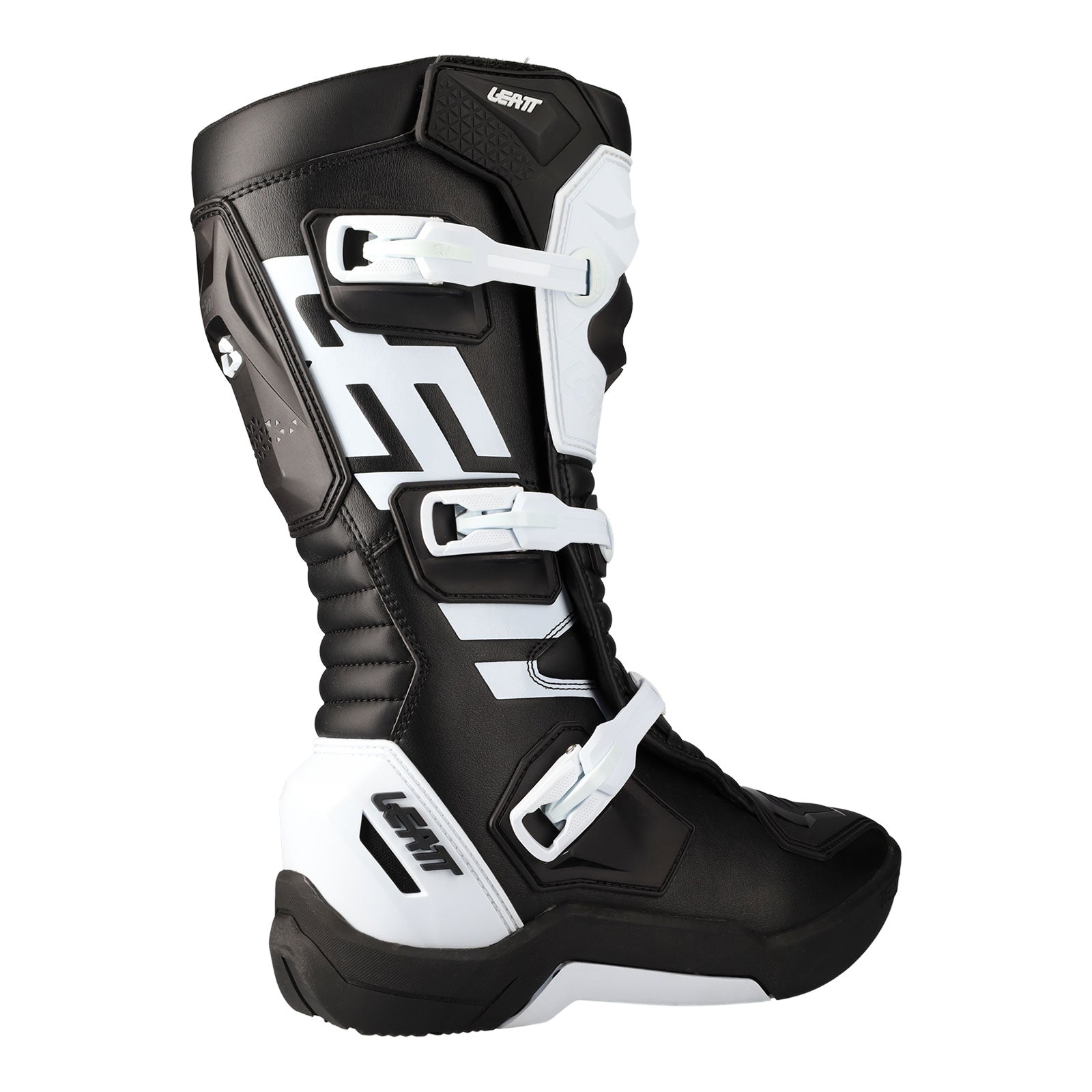 New LEATT 3.5 Junior Off Road Boot - Black / White #LE3022060201