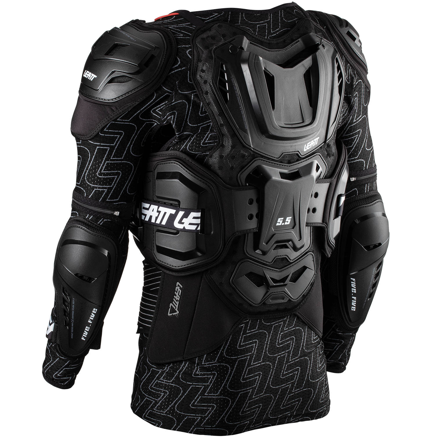 New LEATT Body Protector 5.5 Black - Small / Medium 160-172CM #LE5015400100