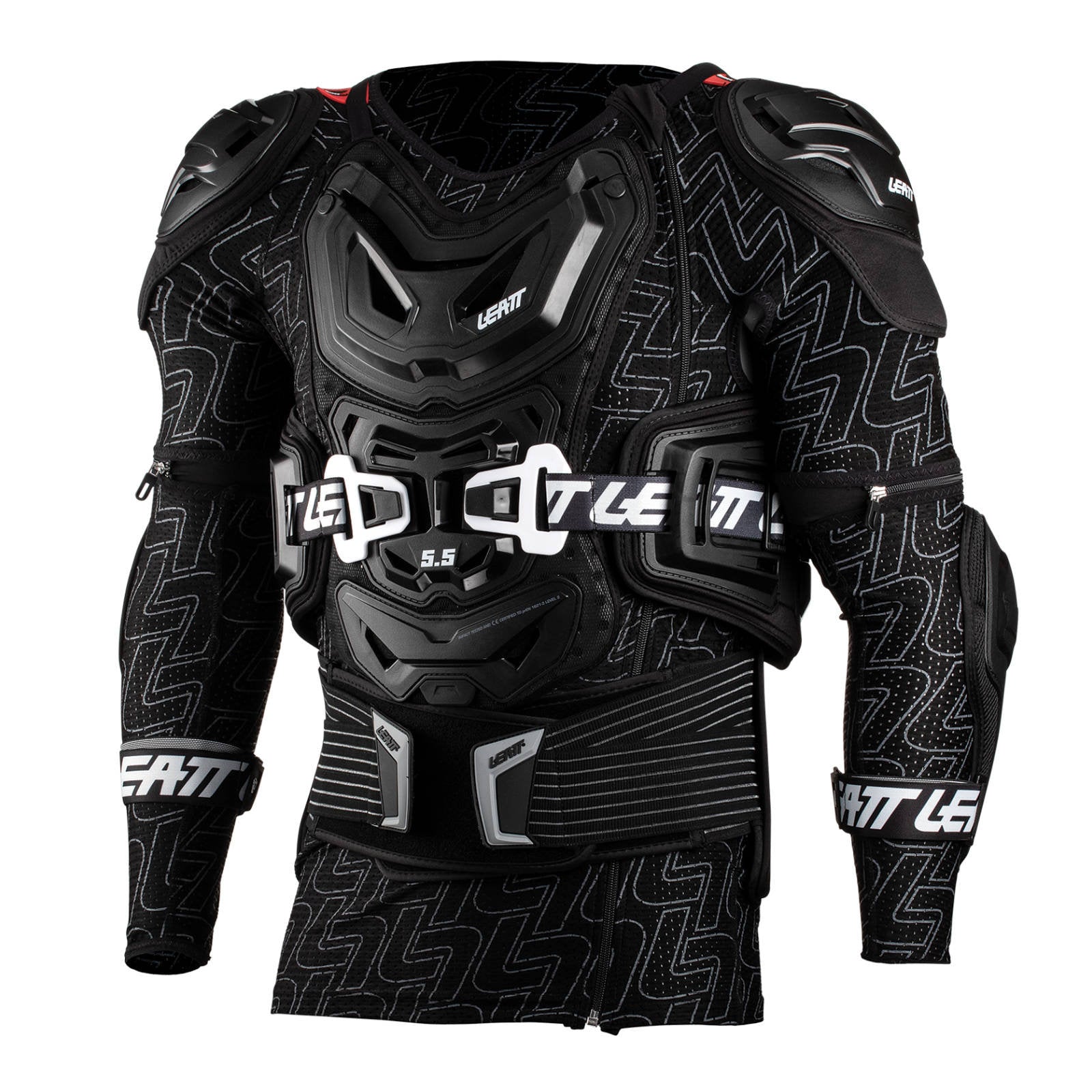 New LEATT Body Protector 5.5 Black - Lage / XL 172-184CM #LE5015400101 | Australian Moto Spares
