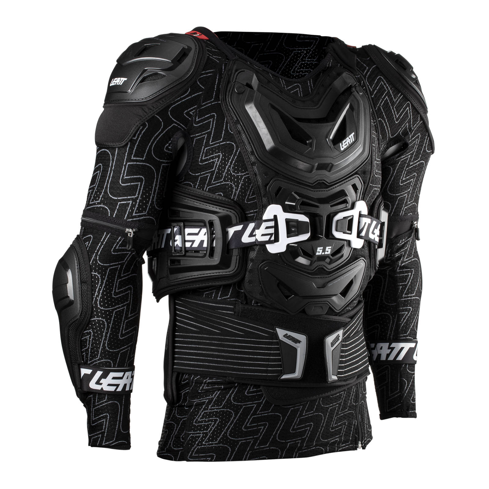 New LEATT Body Protector 5.5 Black - Lage / XL 172-184CM #LE5015400101