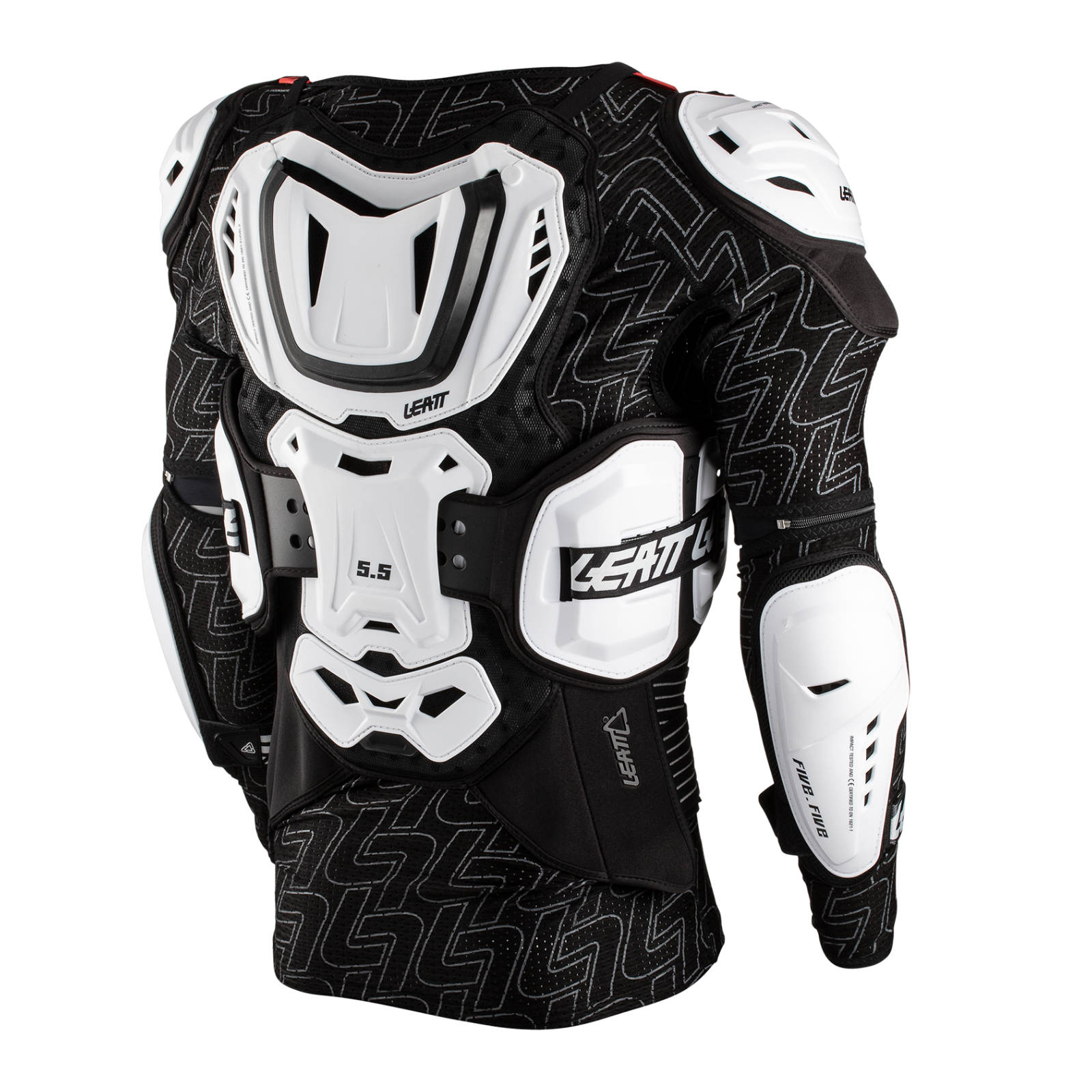 New LEATT Body Protector 5.5 White - (Small/Medium) 160-172CM #LE5015400110