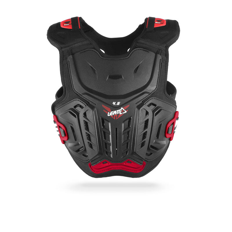 New LEATT Chest Protector 4.5 Black / Red JNR - Large/XL 147-159CM #LE5017120121 | Australian Moto Spares