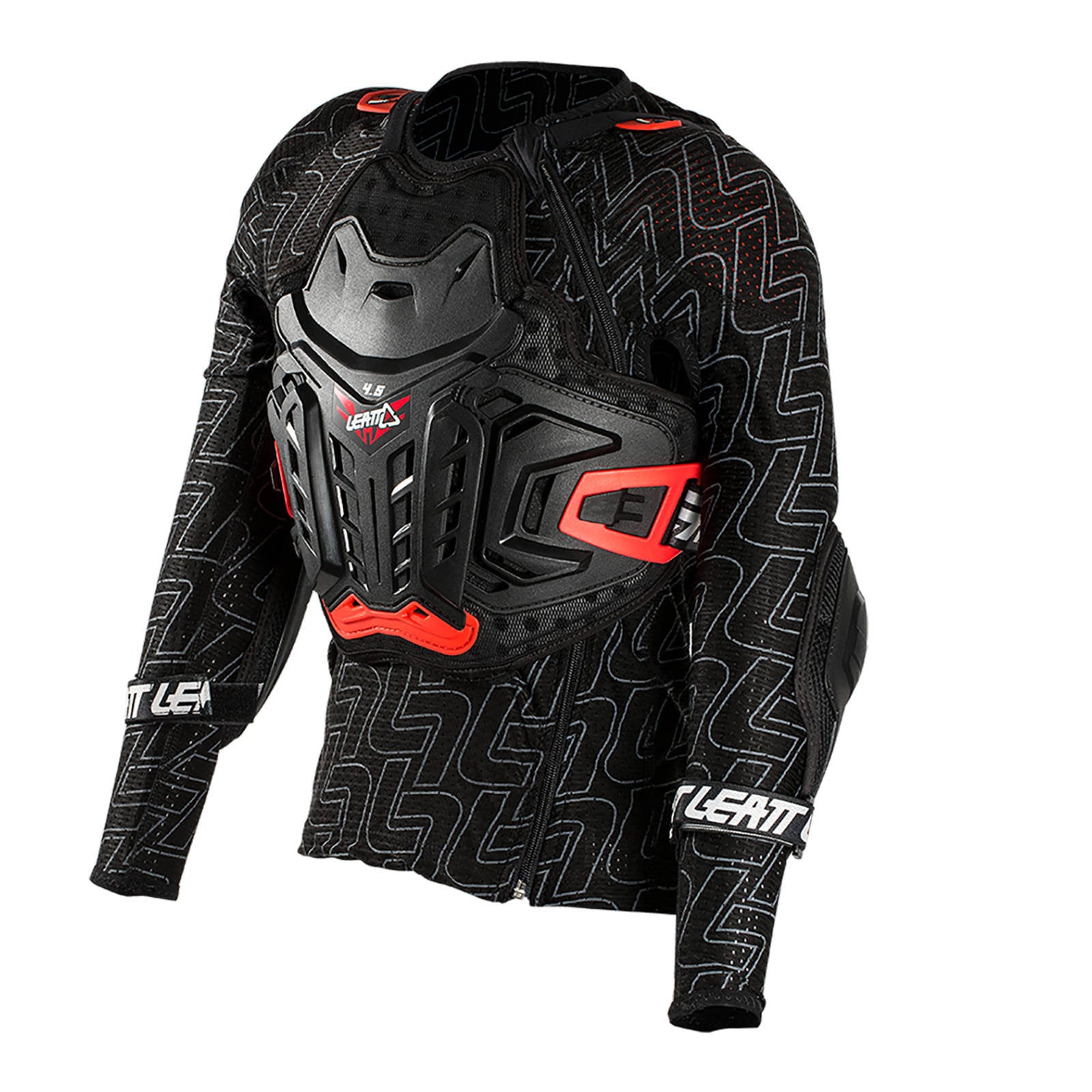 New LEATT Body Protector 4.5 JR - Black #S/M 134-146CM #LE5019410120 | Australian Moto Spares