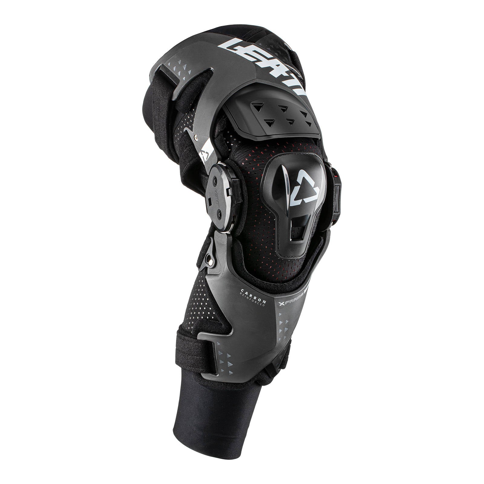 New LEATT X-Frame Hybrid Knee Brace Pair - Black (XL) #LE5021200103