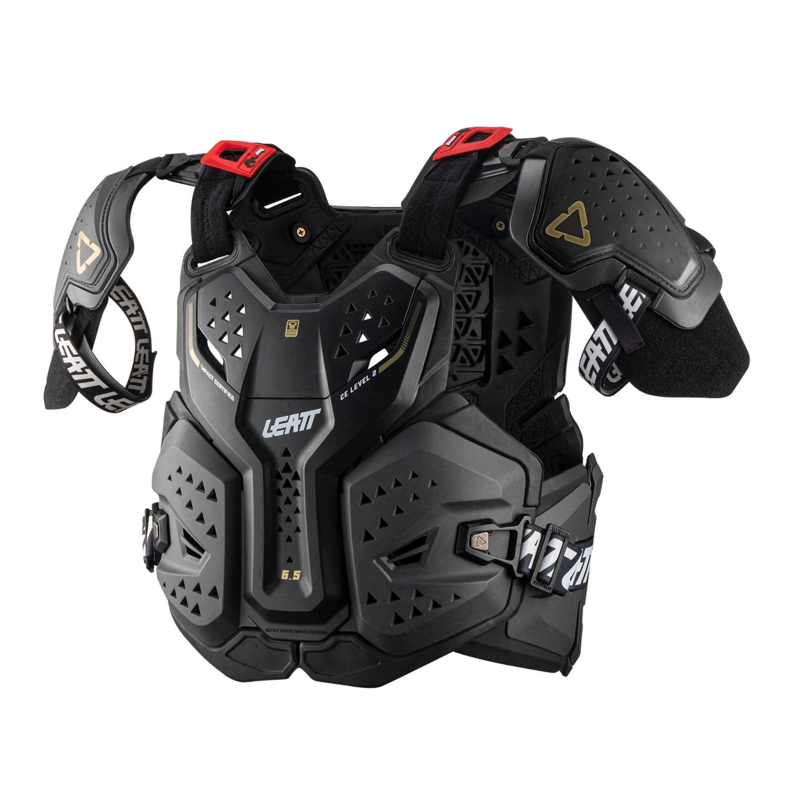 New LEATT 6.5 Pro Chest Protector - Graphene (S / M) #LE5021400180