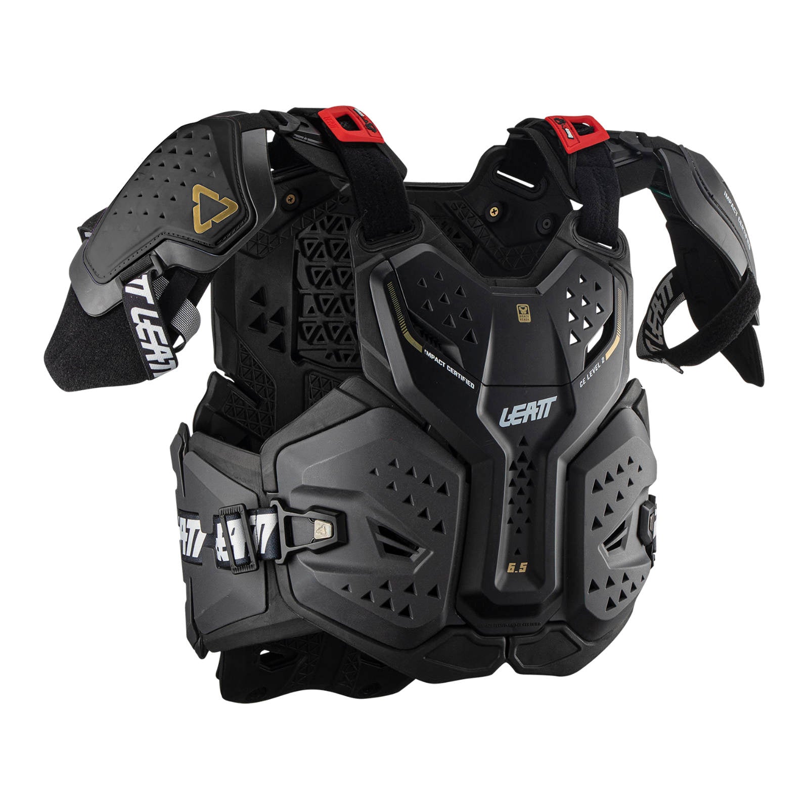 New LEATT 6.5 Pro Chest Protector - Graphene (S / M) #LE5021400180