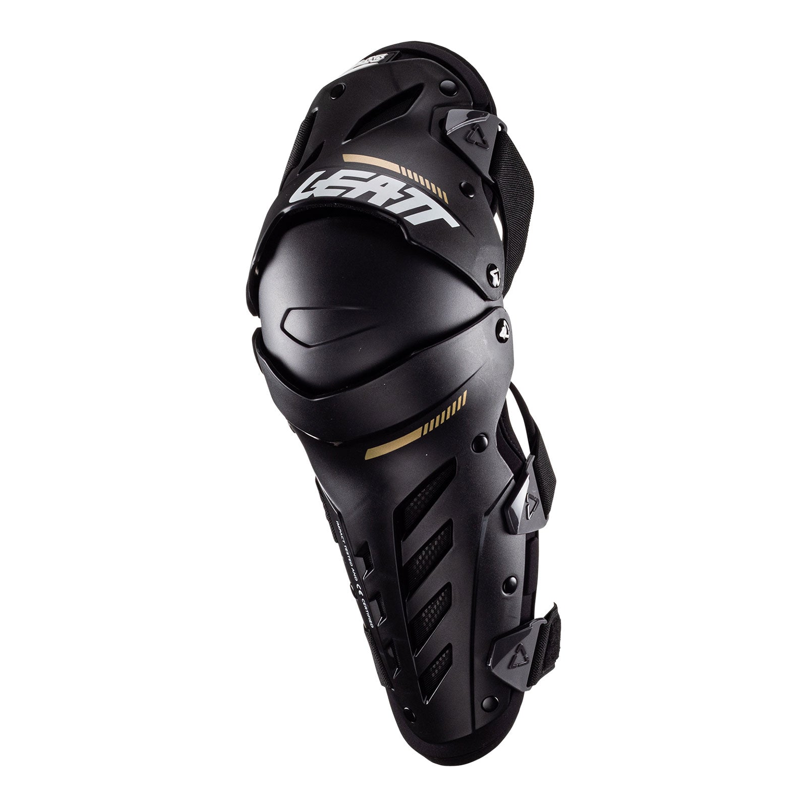 New LEATT Knee & Shin Guard Dual Axis Black - XXL #LE5022141232