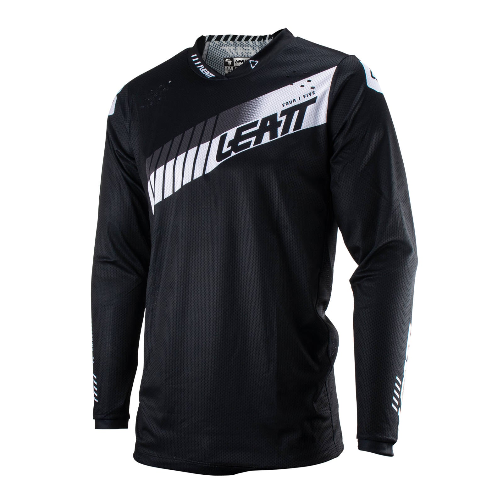 New LEATT 4.5 Lite Off-Road Jersey v.23 - Black Small #LE5023031900