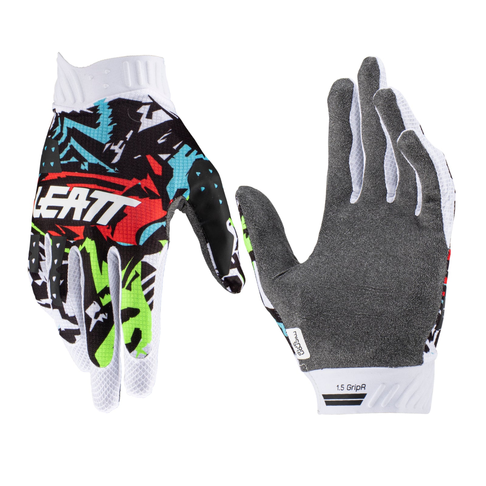 New LEATT 23 Off-Road Glove Moto 1.5 Mini - XXS Zebra #LE6023041400