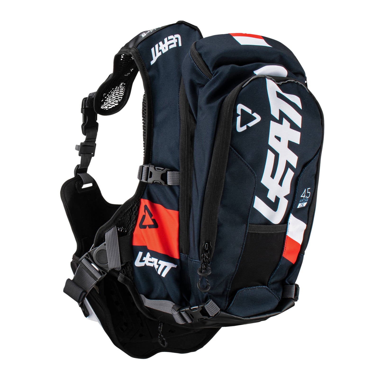 New LEATT Chest Protector 4.5 HYDRA Black / Red #LE7023051500