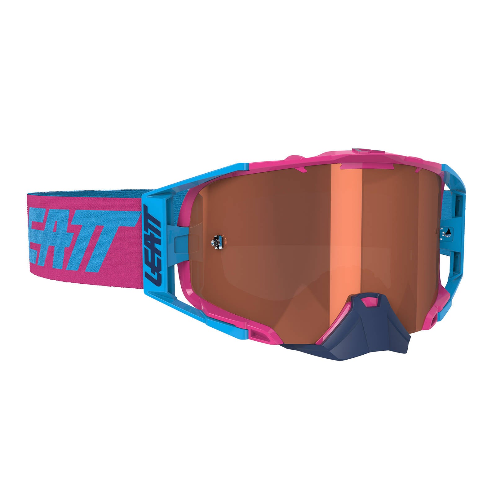 New LEATT 6.5 Velocity Google - Pink/Cyan / Rose UC 32% #LE8019100036 | Australian Moto Spares