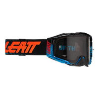 New LEATT 6.5 Velocity Google - Neon Bluringe / Light Grey 58% #LE8021700440 | Australian Moto Spares