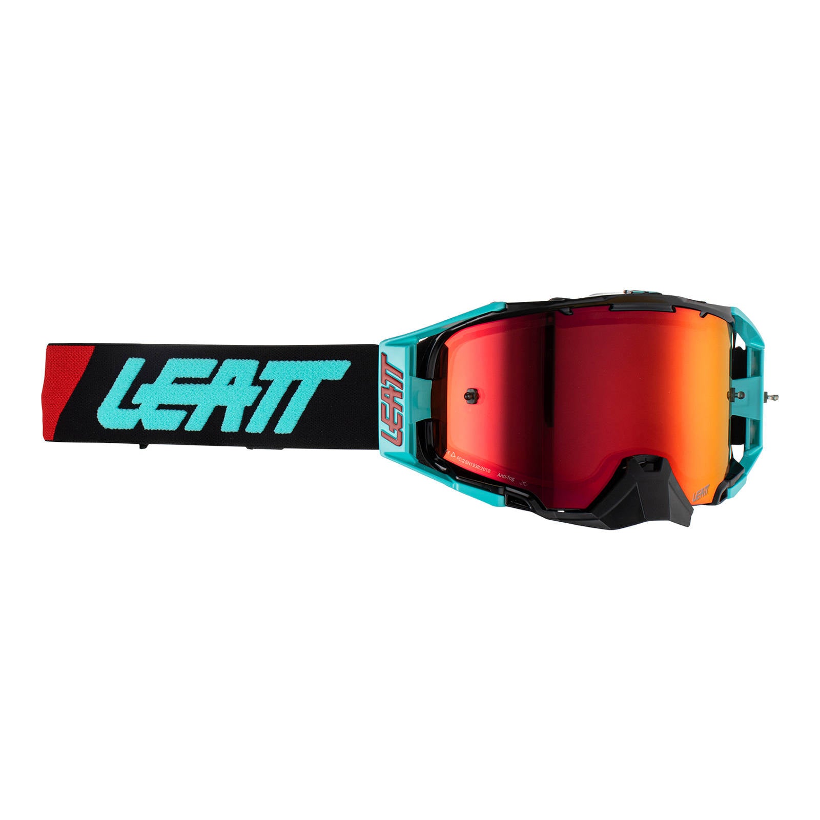 New LEATT 6.5 Velocity Google Iriz - Fuel / Red 28% #LE8023020110 | Australian Moto Spares