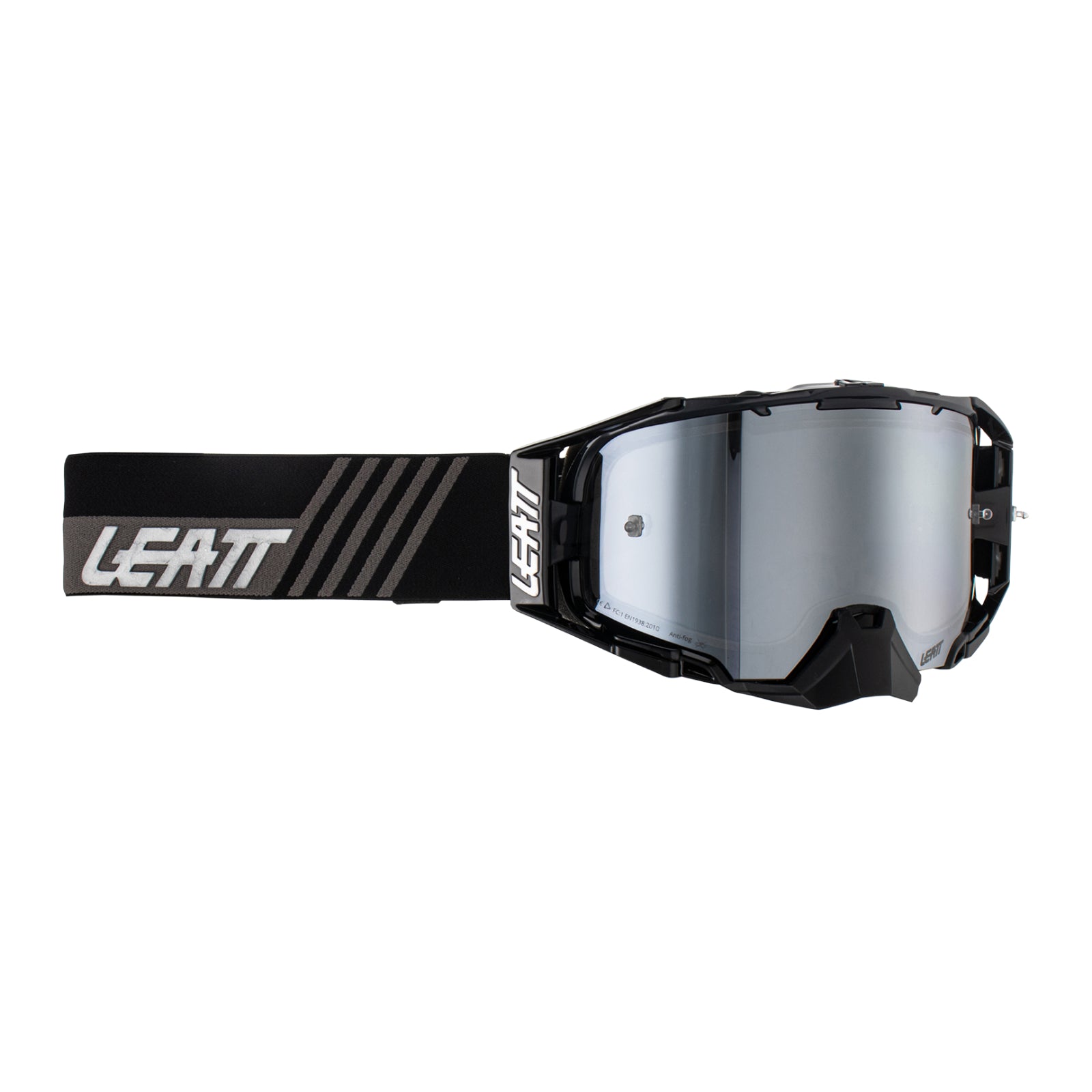 New LEATT 6.5 Velocity Google Iriz - Stealth / Silver 50% #LE8023020120 | Australian Moto Spares
