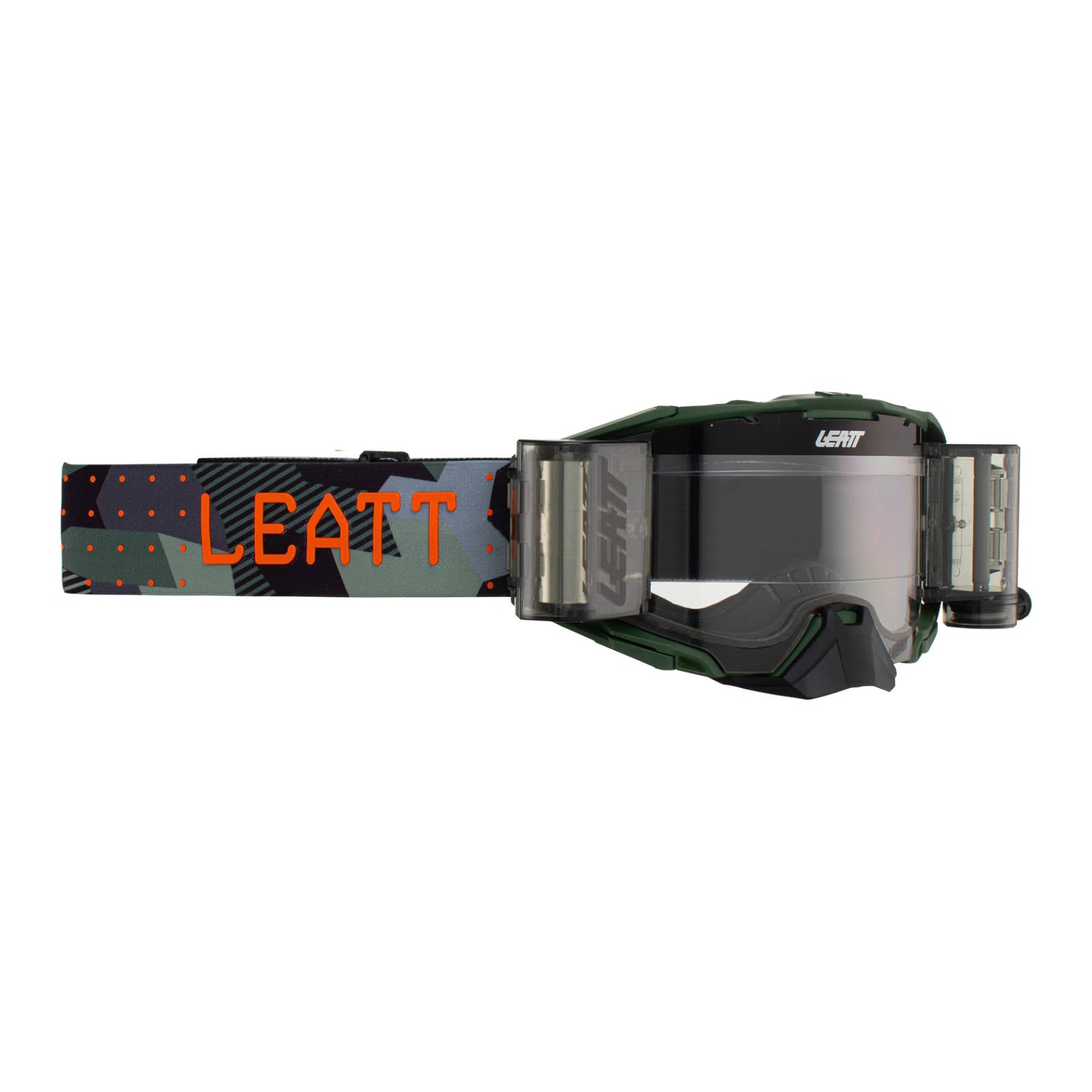 New LEATT 6.5 Velocity Google Roll-Off - Cactus / Clear 83% #LE8023020240 | Australian Moto Spares