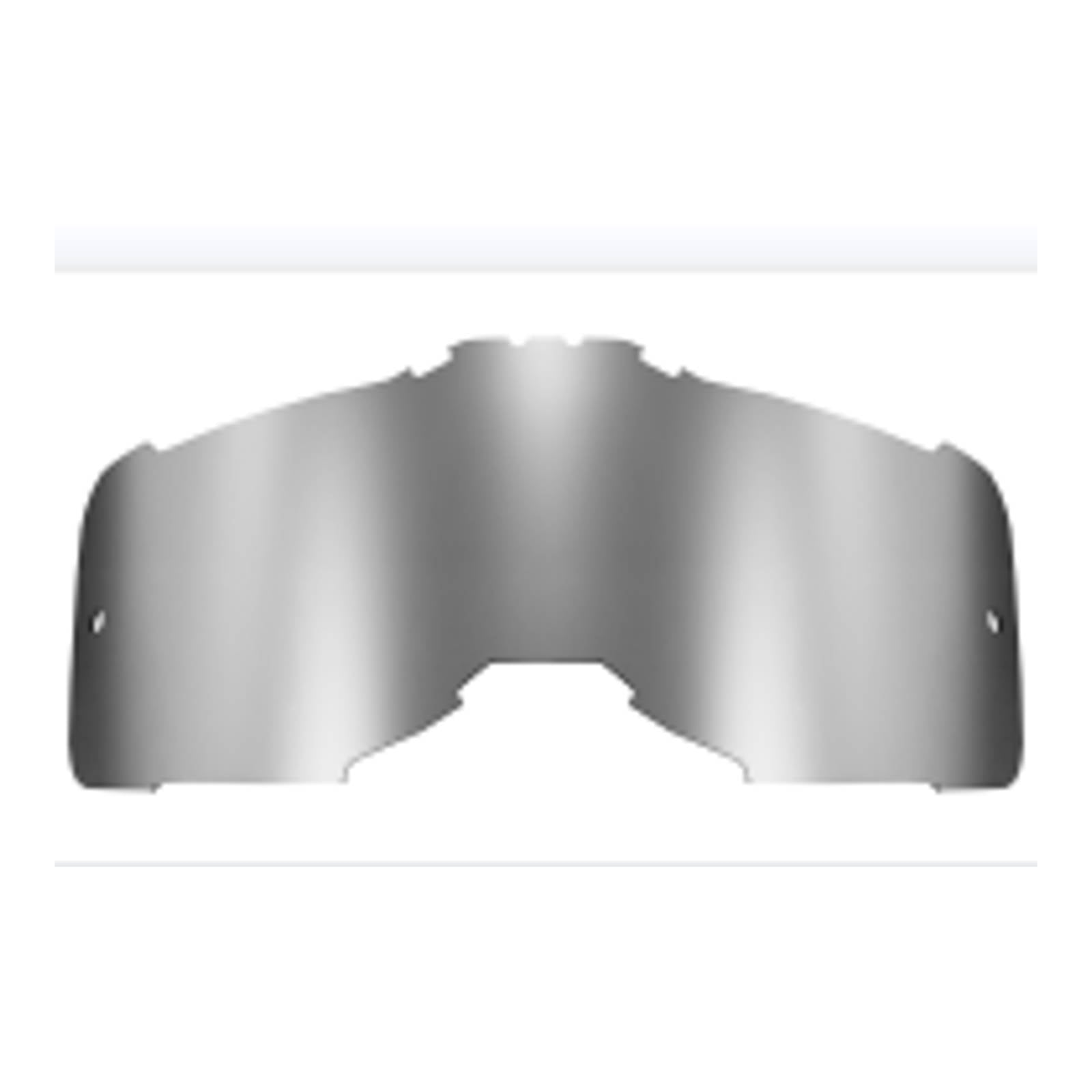 New LS2 Aura Goggle Silver Iridium Lens #LS20020483055