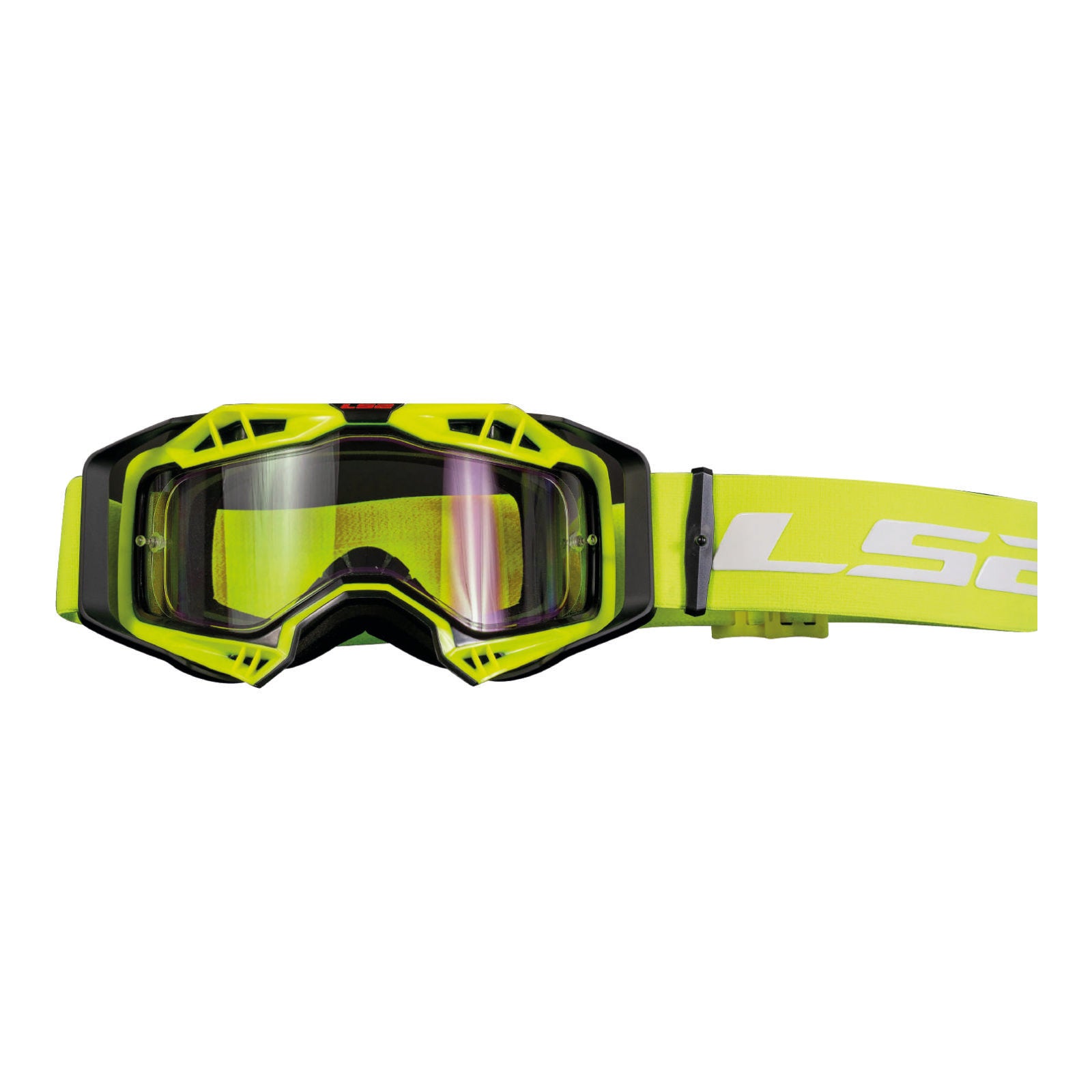 New LS2 Aura Goggle With Clear Lens - Yellow #LS27201001054