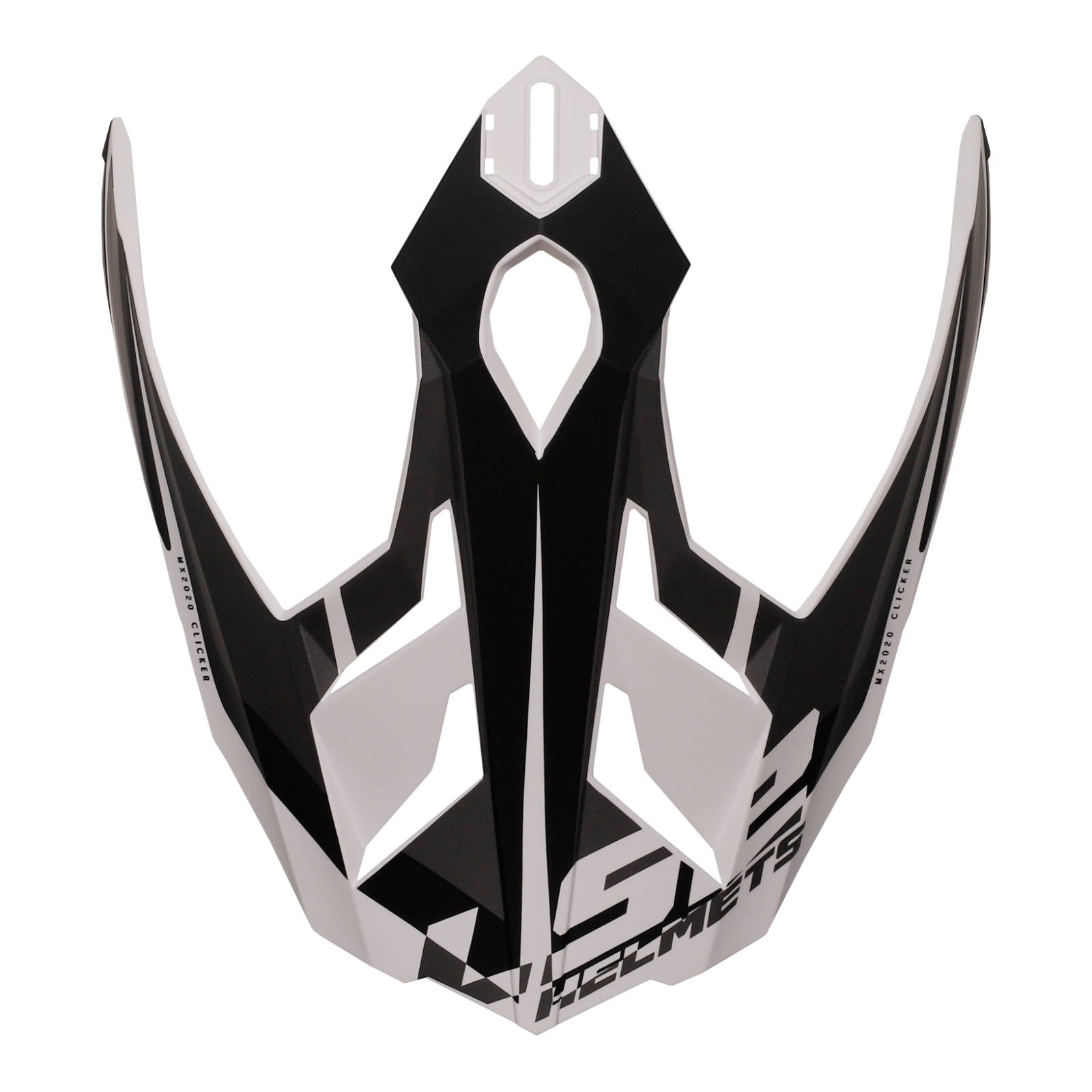 New LS2 MX701 Helmet Peak Alter Matt Black White #LS2800701PEK04 | Australian Moto Spares