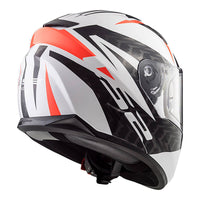LS2 FF320 Stream EVO Commander Helmet - White / Black / Red (L) #LS2FF320COMWBRL